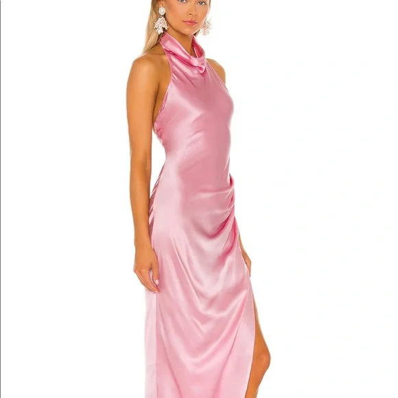 Amanda Uprichard Samba Gown in Flamingo - Picture 4 of 17